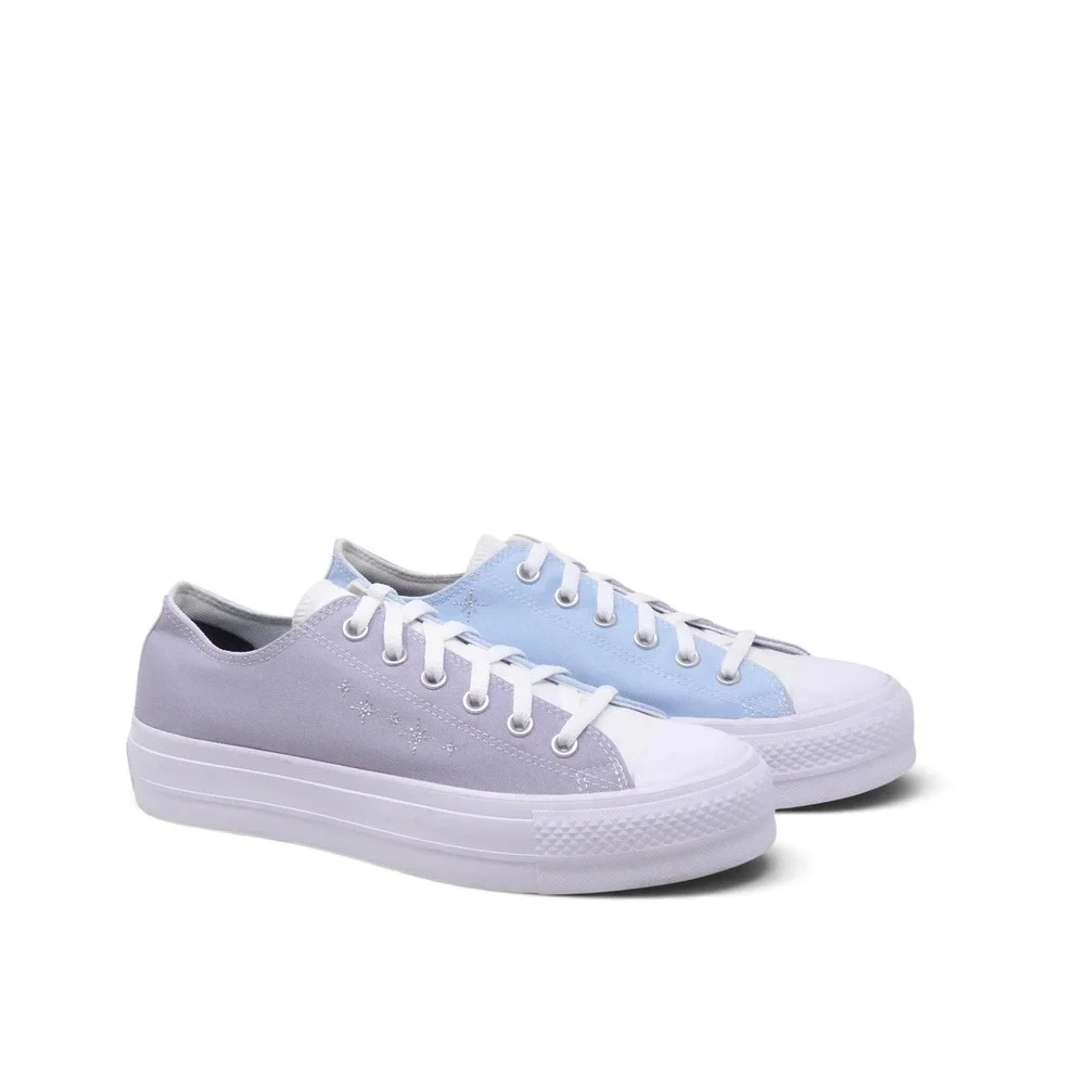NEW Converse Women Move Platform Purple Blue Chuck Taylor All Star Star 9.5